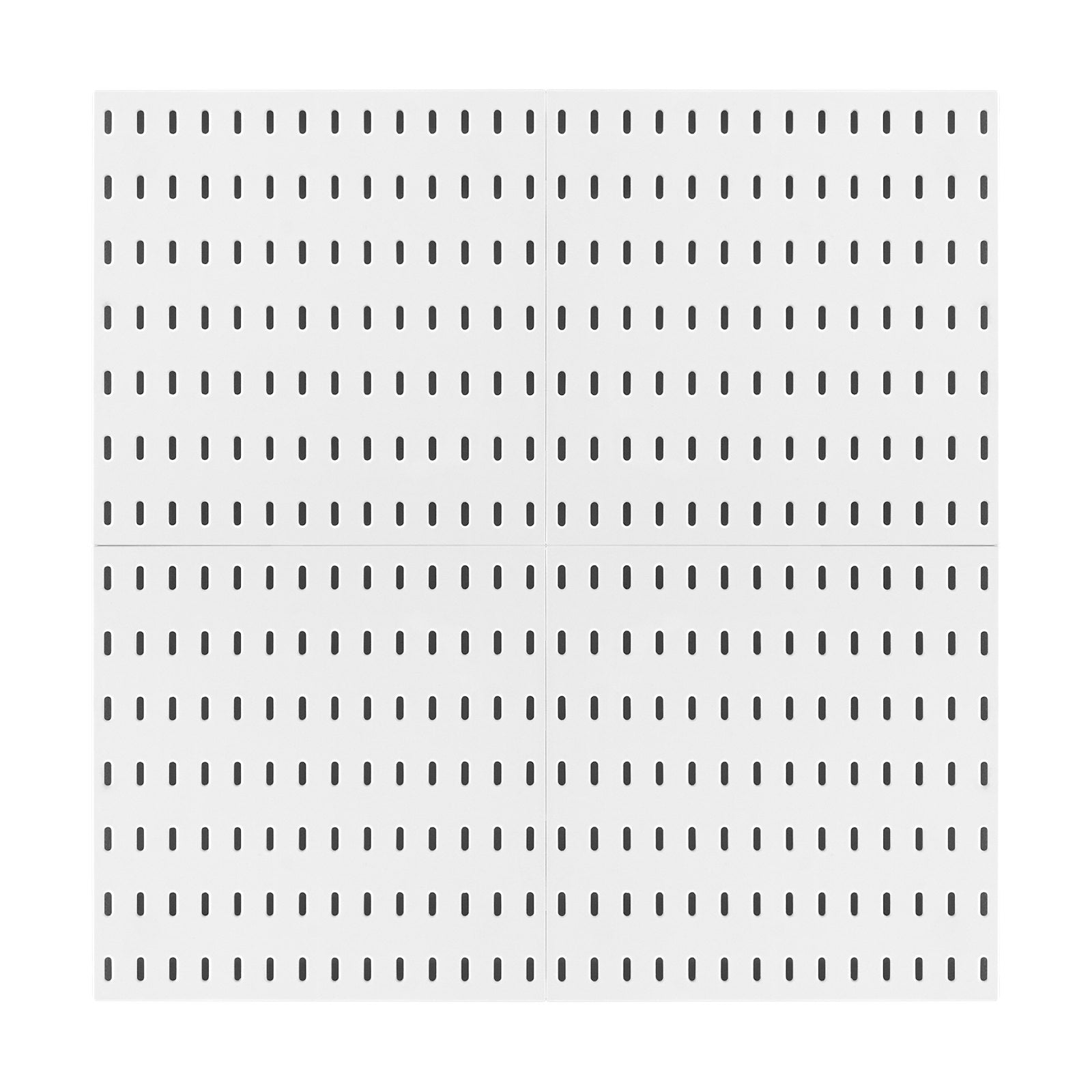 Pegboard Combination Kit 11 X 11 Plastic Pegboard 4 Panels Wall Organizer White